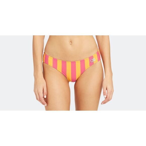 NEW Solid & Striped‎ Elle bikini set, Fuschia/Marigold, Large - Picture 3 of 10
